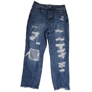 High Waist Distressed Jean's by Vanilla Star | 90s Boyfriend Size 9